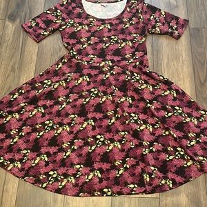 Lularoe Nicole purple lilac dress